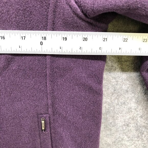Korean Brand Wolsey Womens Wool Blend Jacket Purple Size 100 or M Zip - Picture 5 of 12